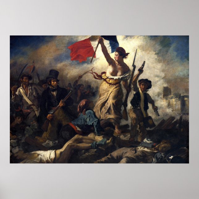 Affiche La Liberté guidant le peuple (Devant)