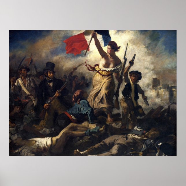 Affiche La Liberté guidant le peuple (Devant)