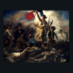 Affiche La Liberté Guidant le Peuple de Delacroix<br><div class="desc">La liberté guidant le peuple,  par Eugène Delacroix (1830).</div>