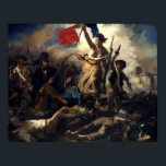 Affiche La Liberté Guidant le Peuple de Delacroix<br><div class="desc">La liberté guidant le peuple,  par Eugène Delacroix (1830).</div>