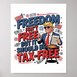 Affiche La Liberté N'Est Pas Libre, Mais Elle Devrait Être