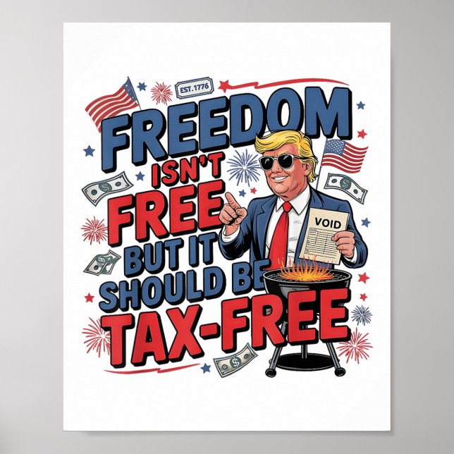 Affiche La Liberté N'Est Pas Libre, Mais Elle Devrait Être (Devant)