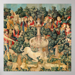 Affiche La licorne est découverte