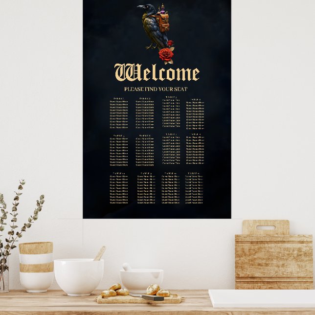 Affiche La livraison mécanique du corbeau  (Cuisine)