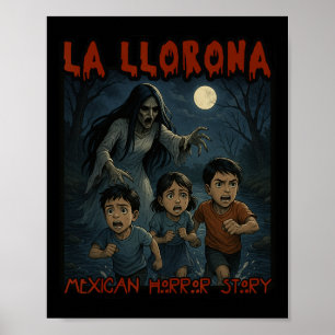 Affiche La Llorona Mexicaine Awesome espagnol Halloween