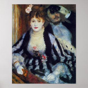Affiche La Loge par Auguste Renoir Beaux Arts Imprimer