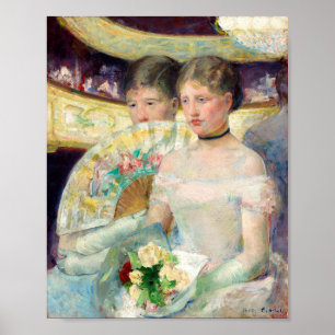 Affiche La Loge par Mary Cassatt