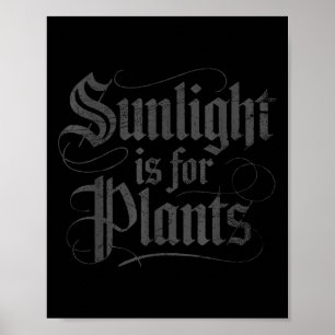 Affiche La lumière du soleil est pour les plantes