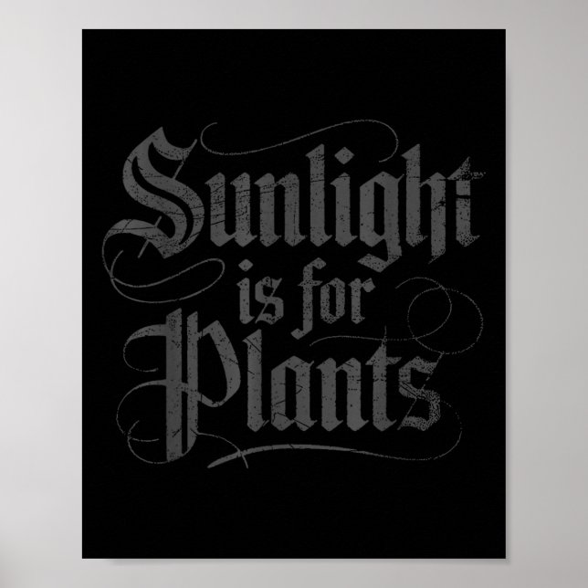 Affiche La lumière du soleil est pour les plantes  (Devant)