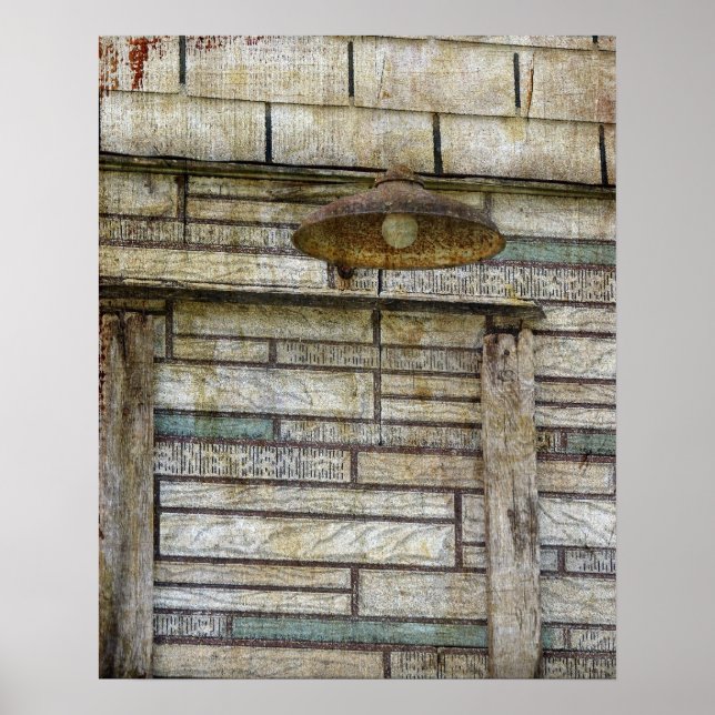 Affiche La lumière sur la maison abandonnée (Devant)
