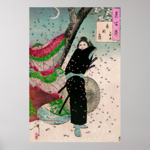 Affiche La Lune de Shinobugaoka par Yoshitoshi Tsukioka