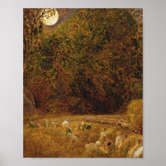 Affiche La Lune Des Récoltes 1833 Par Palmer Samuel (Devant)
