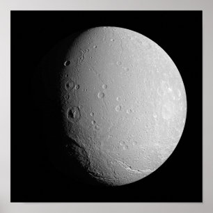 Affiche La lune Dione 2 de Saturn