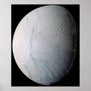 Affiche La lune Enceladus 3 de Saturn