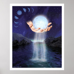 Affiche La Lune entre ses mains