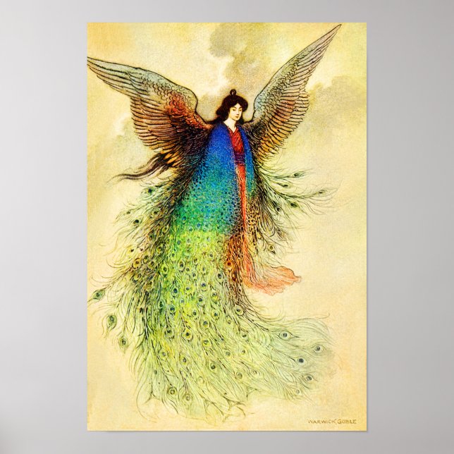 Affiche La Lune Maiden Japonaise Fée (Devant)