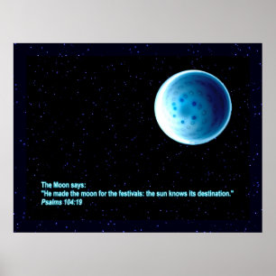 Affiche La Lune - Perek Shirah