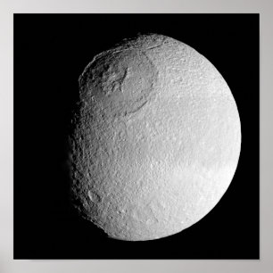 Affiche La lune Tethys 2 de Saturn