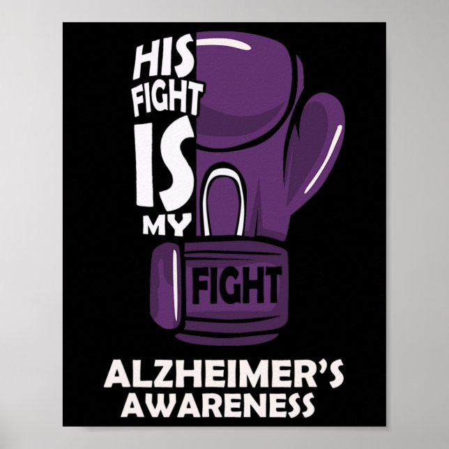 Affiche La lutte contre la maladie d'Alzheimer est mon com (Devant)