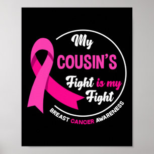 Affiche La lutte de Cousin est ma lutte contre le cancer d