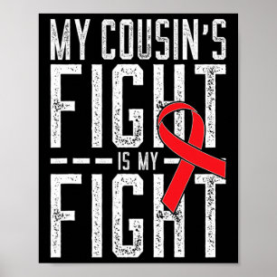 Affiche La lutte de My Cousin est ma lutte contre le cance