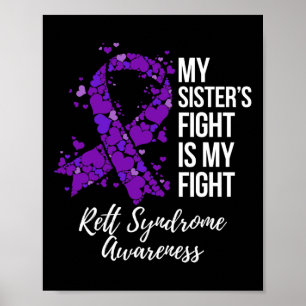 Affiche La lutte de Soeur est ma lutte contre le syndrome 