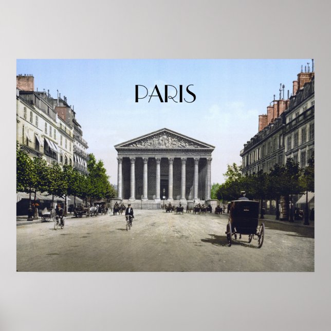 Affiche La Madeleine à Paris (Devant)