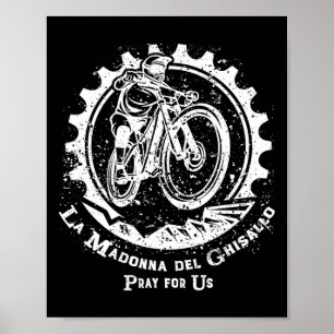 Affiche La Madonna Del Ghisallo Patronne du VTT