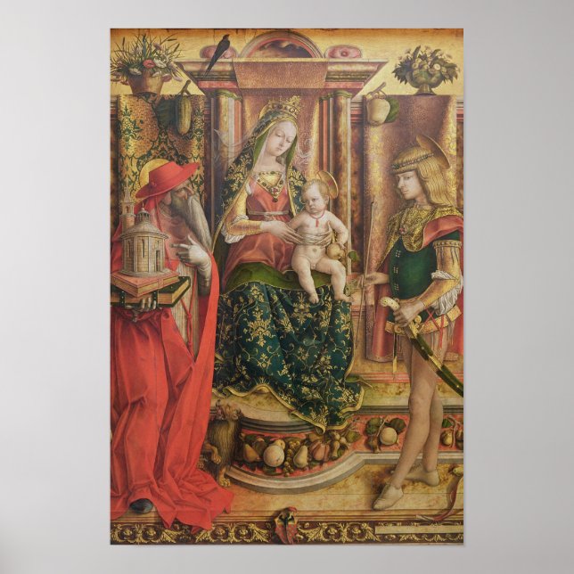 Affiche La Madonna della Rondine, après 1490 (Devant)