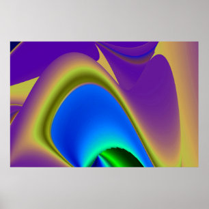 Affiche La magie de l'été, 3D Art Abstrait