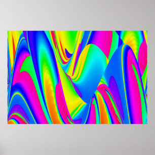 Affiche La magie de l'été, 3D Art Abstrait