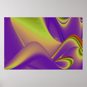 Affiche La magie de l'été, 3D Art Abstrait