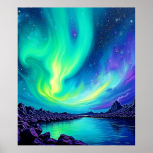 Affiche La magique nuit d'Aurora Sky Dance Design