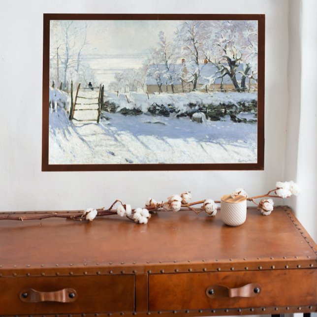 Affiche La Magpie de Claude Monet (Créateur téléchargé)