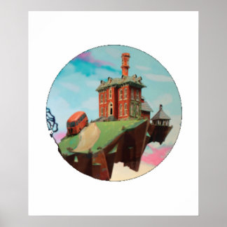 AFFICHE LA MAISON DANS LA MER CERULEENNE