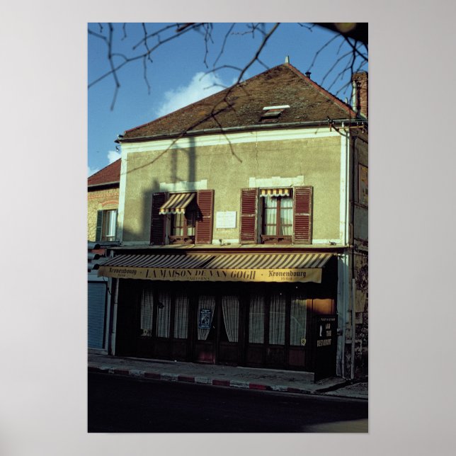 Affiche La maison dans laquelle Vincent van Gogh (Devant)