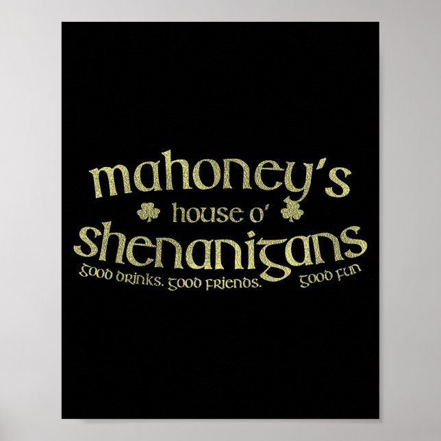 Affiche La maison de Mahoney O Shenanigans Nom irlandais d (Devant)