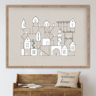 Affiche La maison de mon Père, plusieurs pièces, demeures,