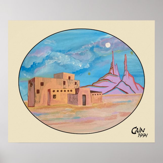 AFFICHE LA MAISON DE R.C. GORMAN (Devant)