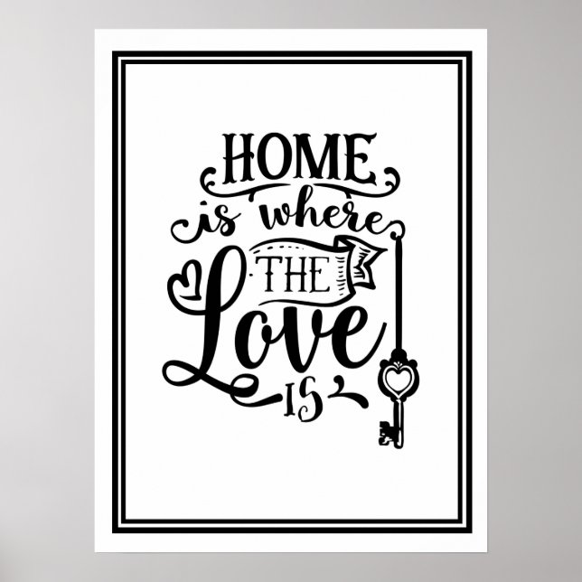 Affiche La maison est là où l'amour est (Devant)