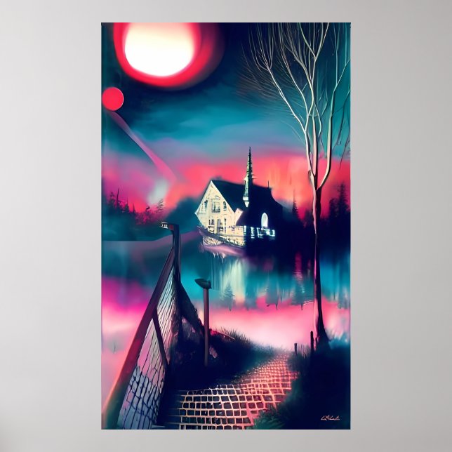 Affiche La Maison Fantôme à Faragasso Heights (Devant)