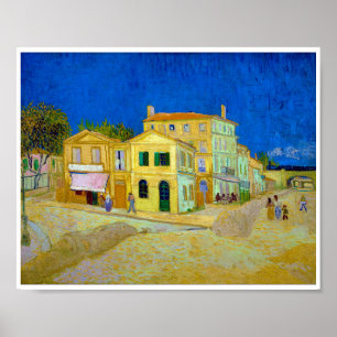 Affiche La Maison Jaune, Van Gogh