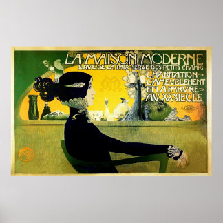 Affiche La Maison Moderne - Art Nouveau
