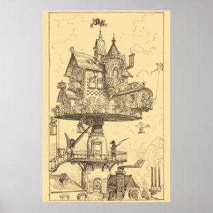 Affiche La maison tournante