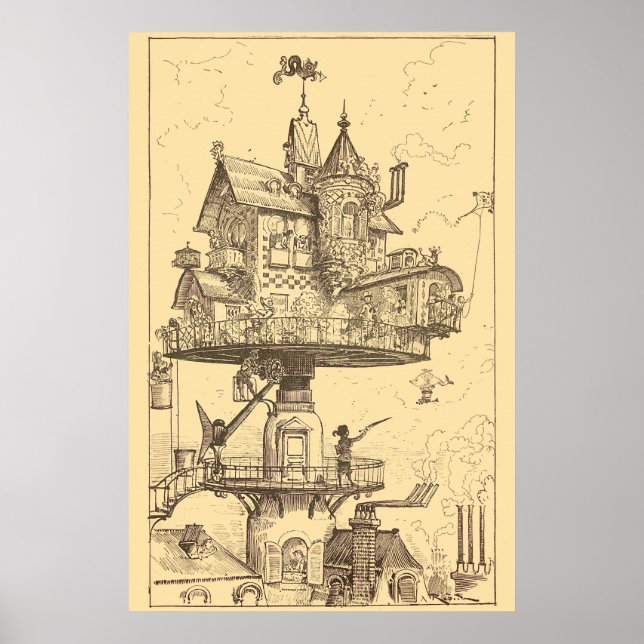 Affiche La maison tournante (Devant)