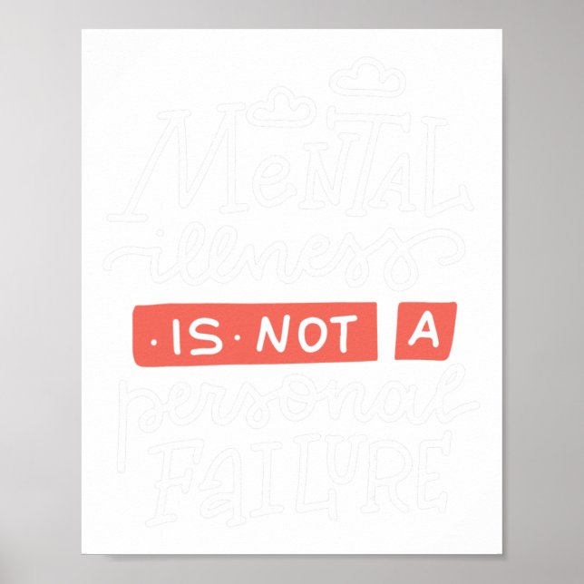 Affiche La maladie n'est pas un échec personnel  (Devant)