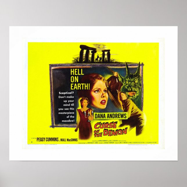 Affiche La malédiction du démon (Devant)