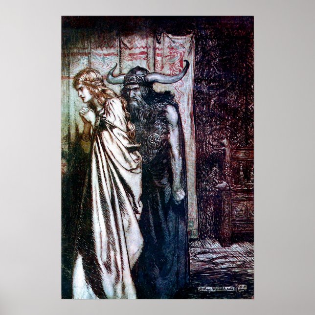 Affiche La malheureuse mariée (Devant)