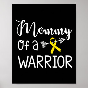 Affiche La maman d'un guerrier Sensibilisation au cancer c