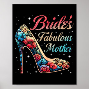 Affiche La mariée fabuleuse de maman fleurs mariage heureu
